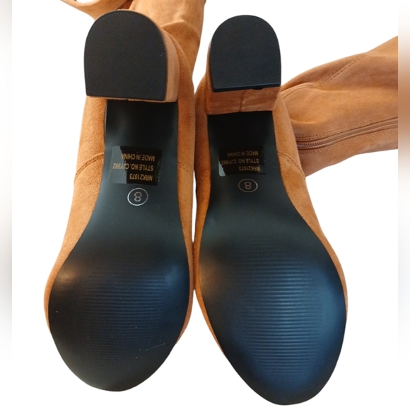 NEW Vespose Suede Over The Knee Boots Thigh High's Women's size 8 - Picture 8 of 10